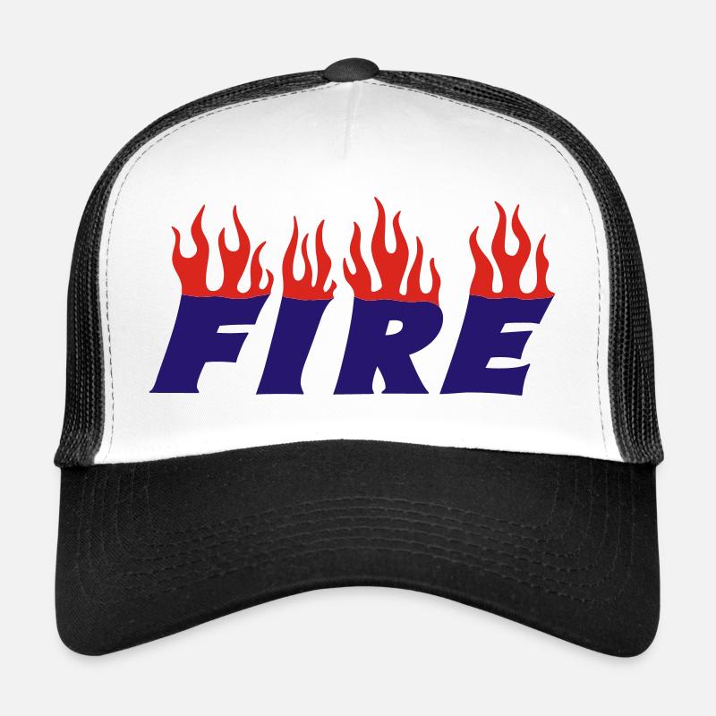 fire Trucker Cap