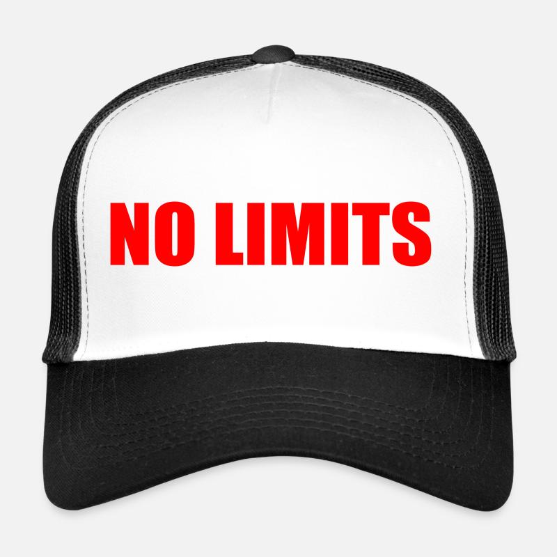 No limits - Trucker Cap - Weiß/Schwarz