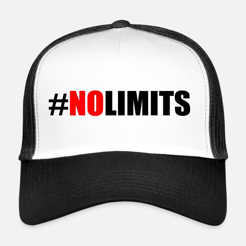 No limits - Trucker Cap - Weiß/Schwarz