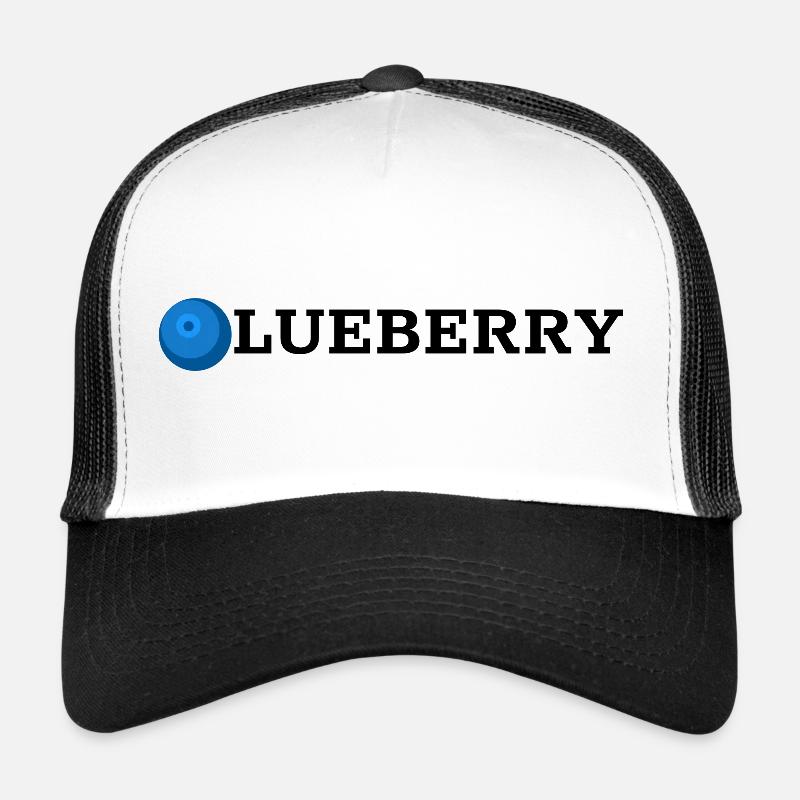 Blueberry funny Blaubeere Design Trucker Cap