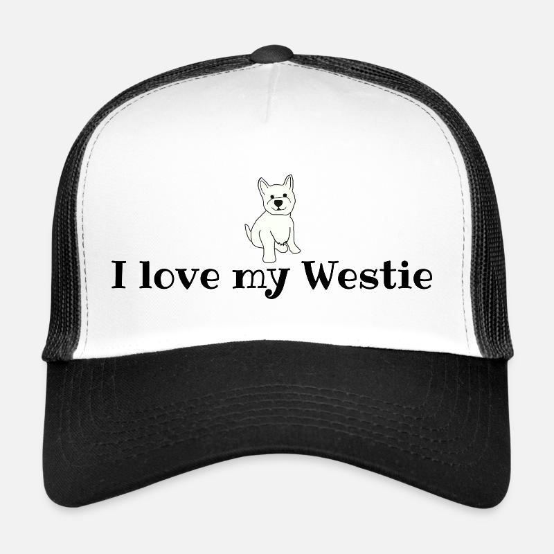 I Love My Westie Trucker Cap