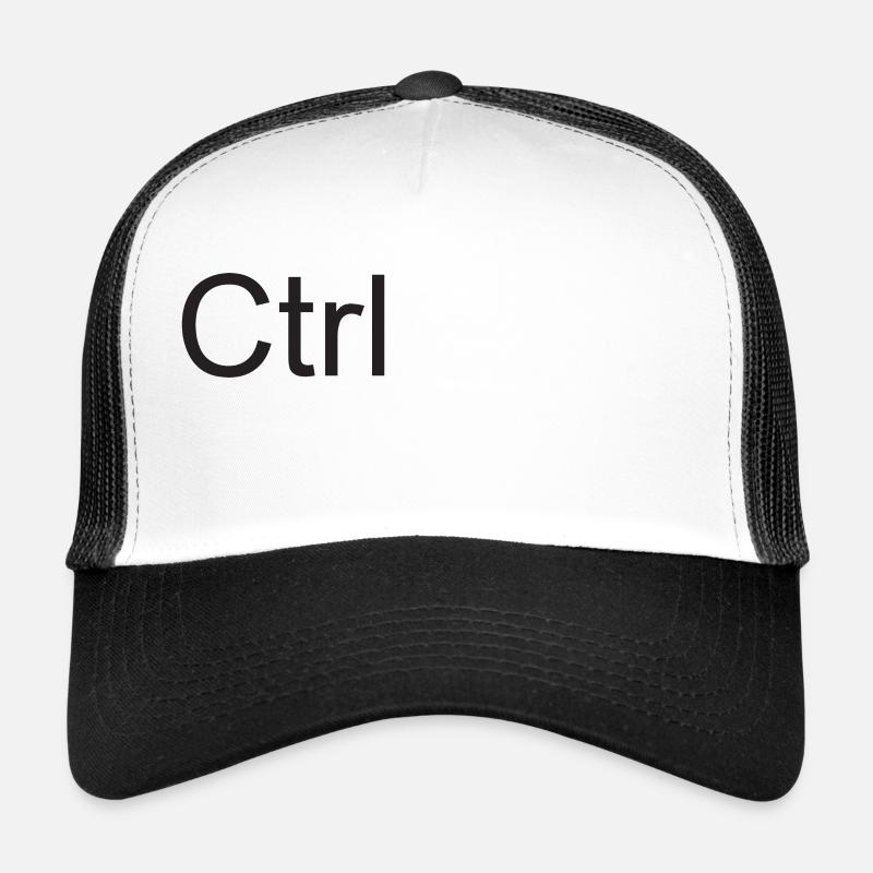 Alt Ctrl Del Tastenkombination - Trucker Cap - Weiß/Schwarz