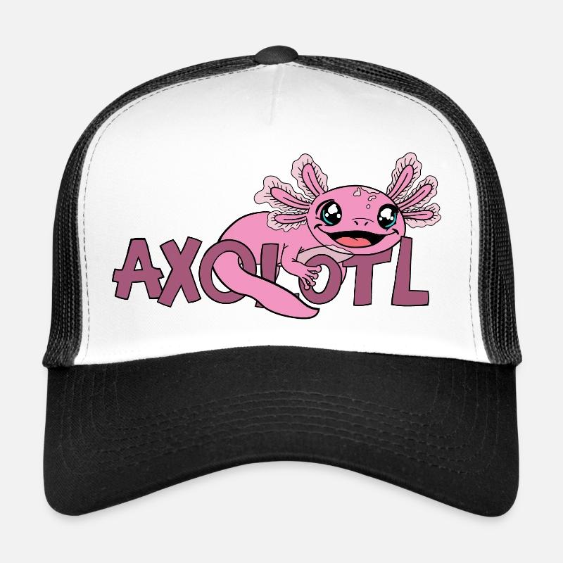 Lettrage Axolotl Joyeux Casquette trucker 