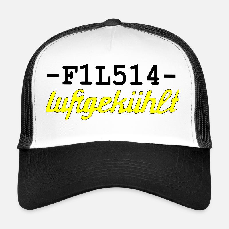 F1L514 - Trucker Cap - Weiß/Schwarz