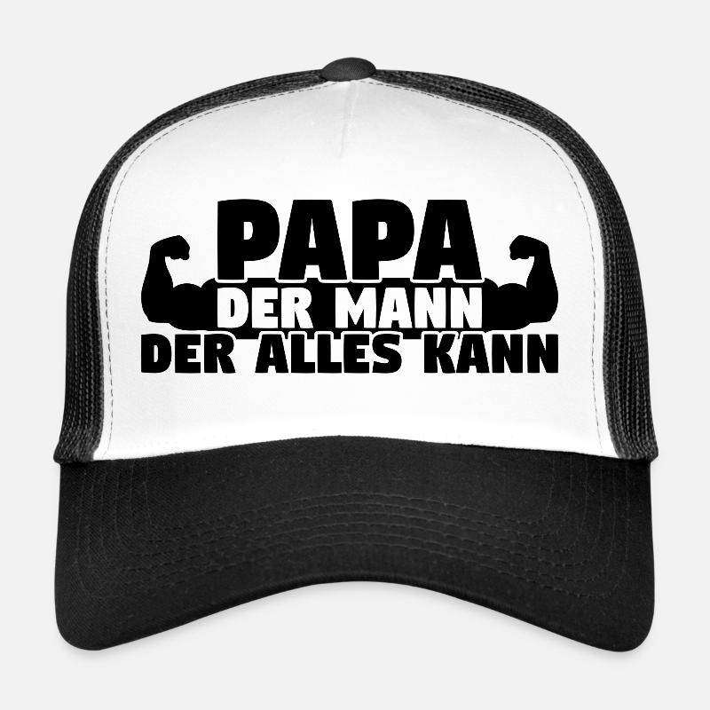 Papa Der Mann der Alles kann Trucker Cap