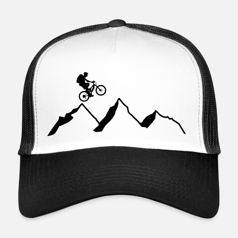 VTT - Casquette trucker  - blanc/noir