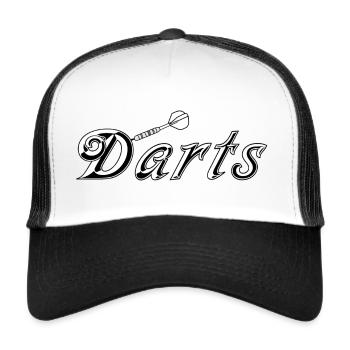 The Darts - Trucker Cap - white/black - Front
