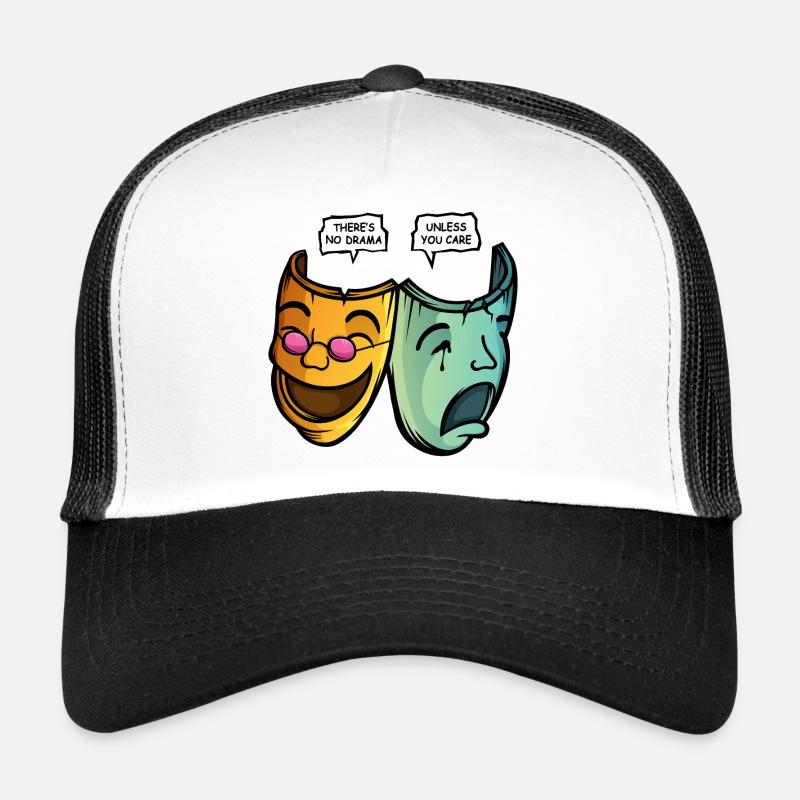 Drama - Trucker Cap - white/black