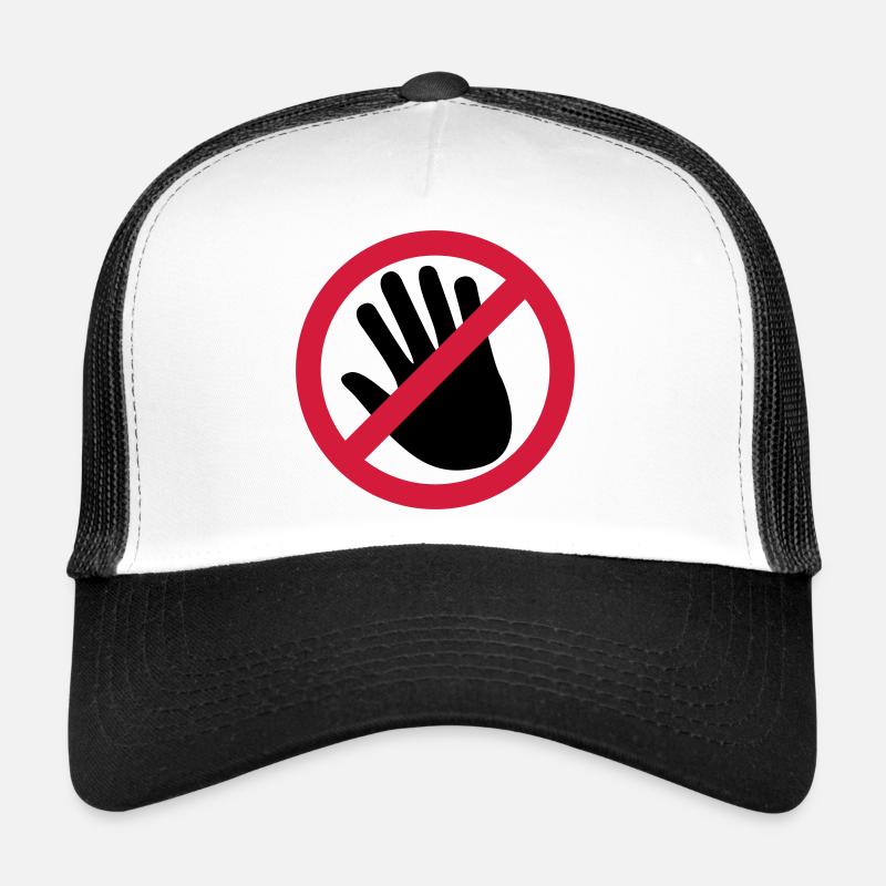 Nicht berühren Hand Trucker Cap