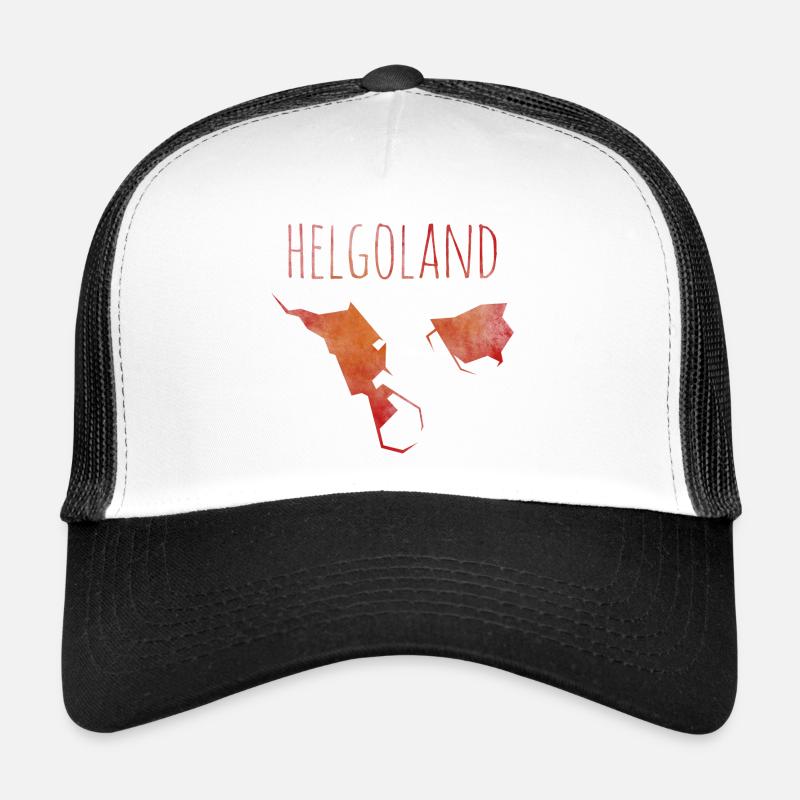 helgoland - Trucker Cap - Weiß/Schwarz
