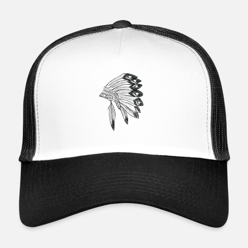 Apache - Trucker Cap - white/black