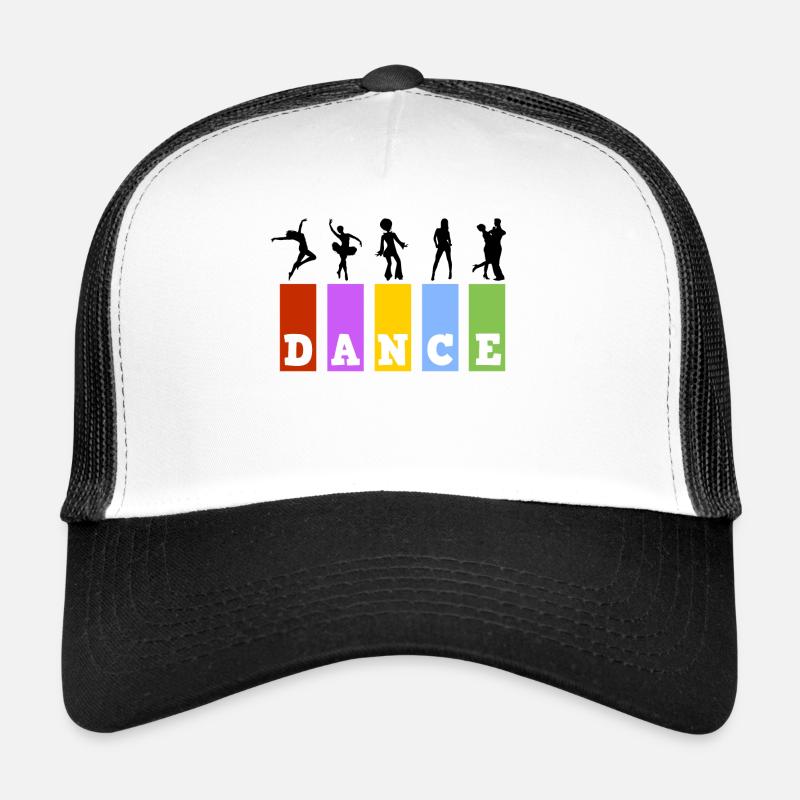 Bunte Tanzbuchstaben Trucker Cap