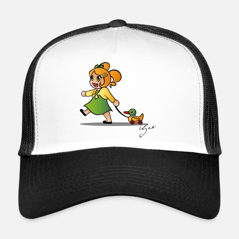 Mädchen mit Ente Trucker Cap