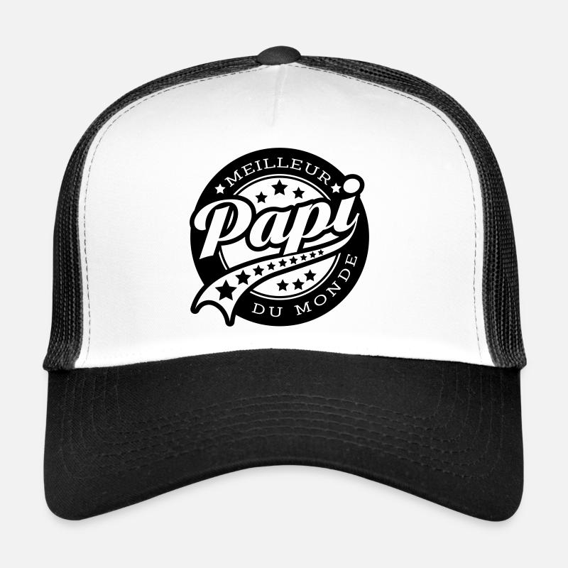 meilleur papy du monde Casquette trucker 
