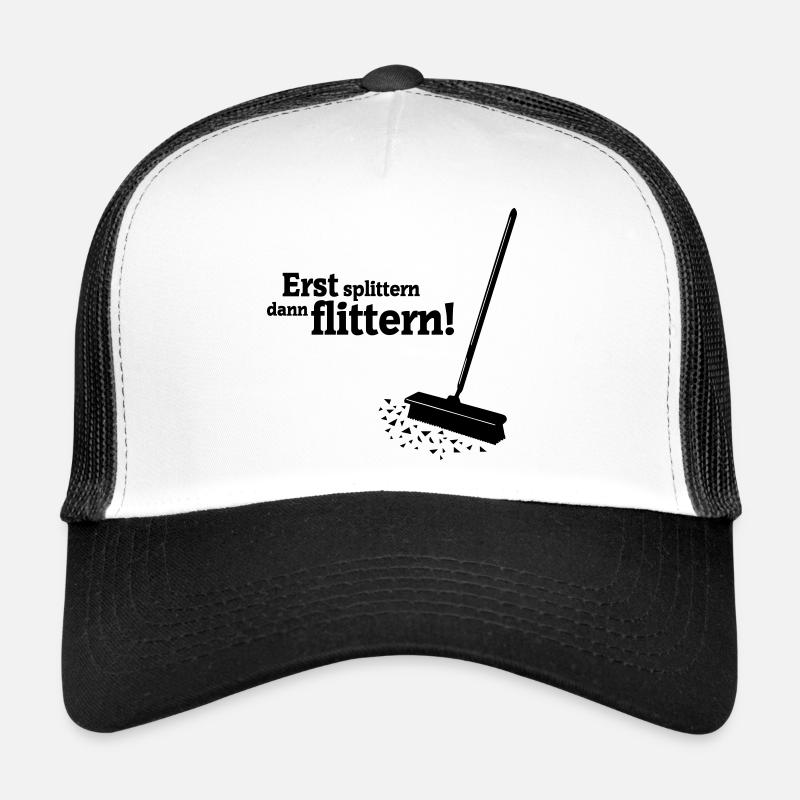 Polterabend - Trucker Cap - Weiß/Schwarz