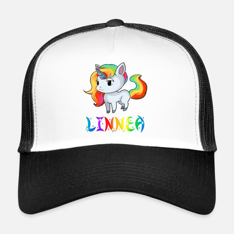 Linnea Einhorn - Trucker Cap - Weiß/Schwarz