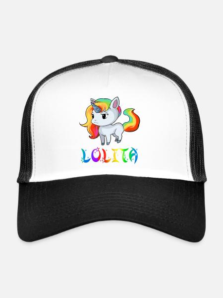 Unicorn Lolita - Trucker Cap - white/black
