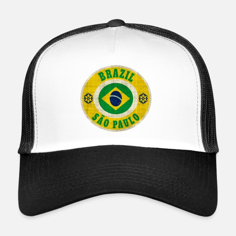Brésil Sao Paulo / Cadeau / Idée cadeau Casquette trucker 