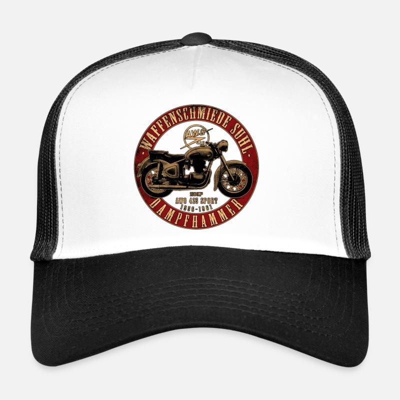AWO 425 Sport - Trucker Cap - Weiß/Schwarz
