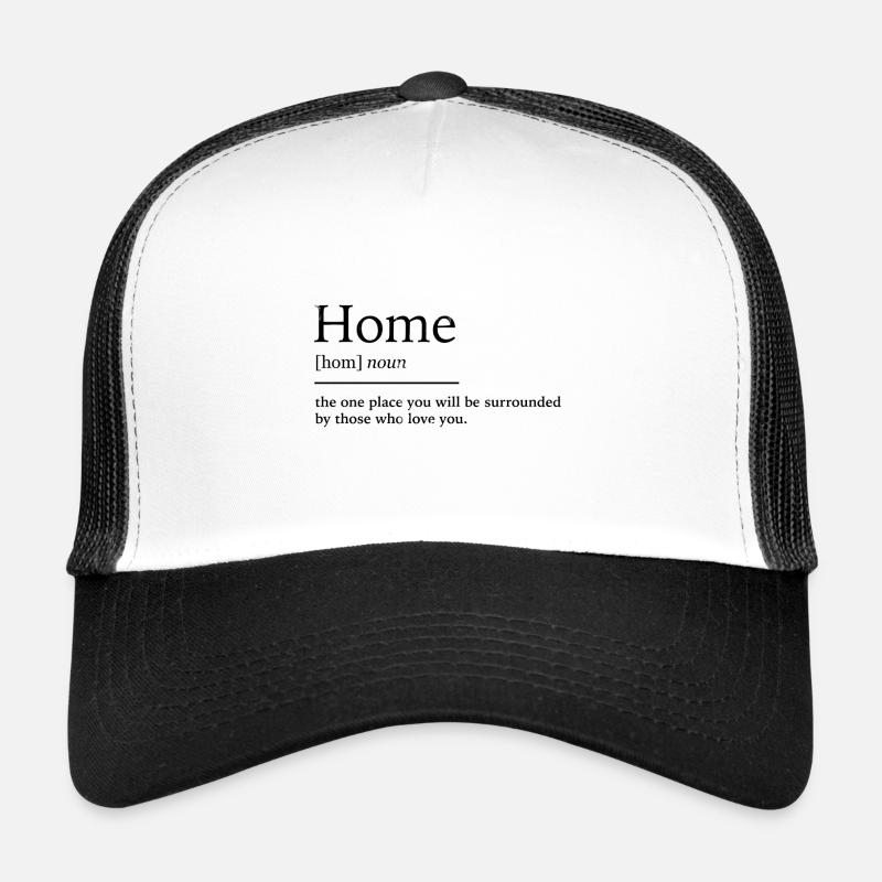 Accueil à la maison Casquette trucker 