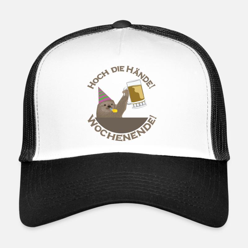 Hoch Die Hand Sloth Wochenende Trucker Cap