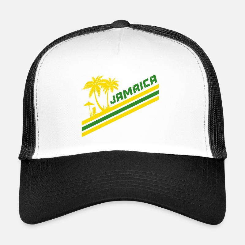 Jamaica Palms / Gift Caribbean Trucker Cap