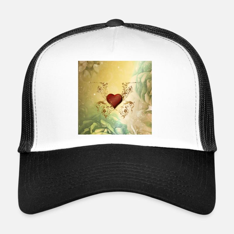 Wundervolles dekoratives Herz Trucker Cap