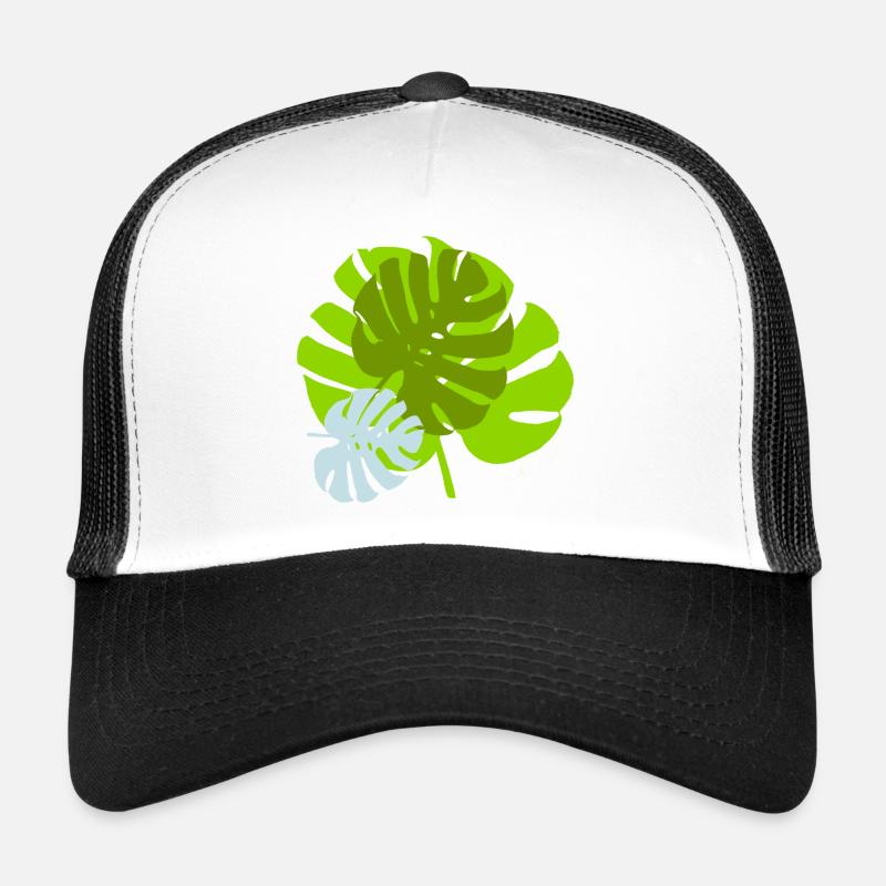 blatt - Trucker Cap - Weiß/Schwarz