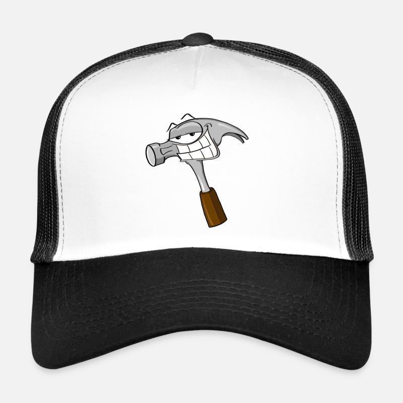 Hammer Tag T-Shirt - Trucker Cap - Weiß/Schwarz