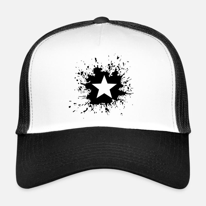 Unbekanntes Design - Bild hochladen - Trucker Cap - Weiß/Schwarz