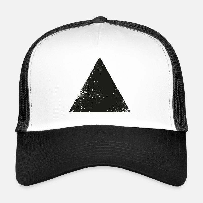 hipster triangle shape symbol Trucker Cap