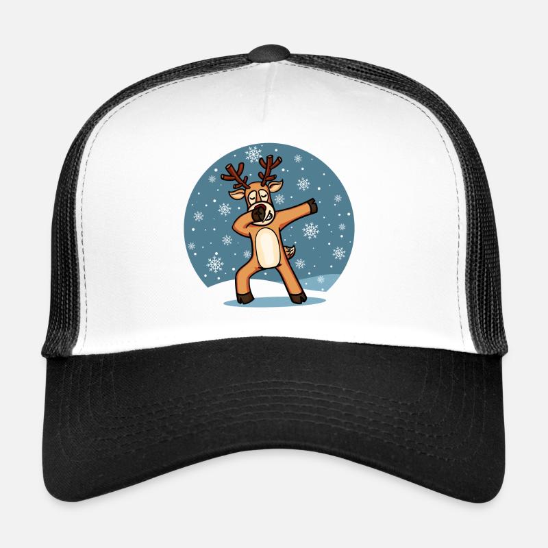 Sweet Dab Dabbing Dindeer Dancing Christmas Xmas Casquette trucker 