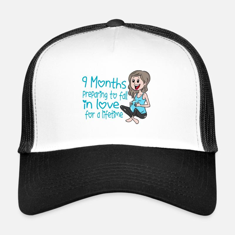 Grossesse Bébé enceinte Casquette trucker 