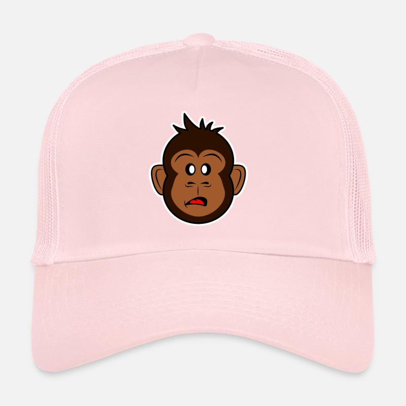 Funny monkey face cartoon monkey gift Trucker Cap