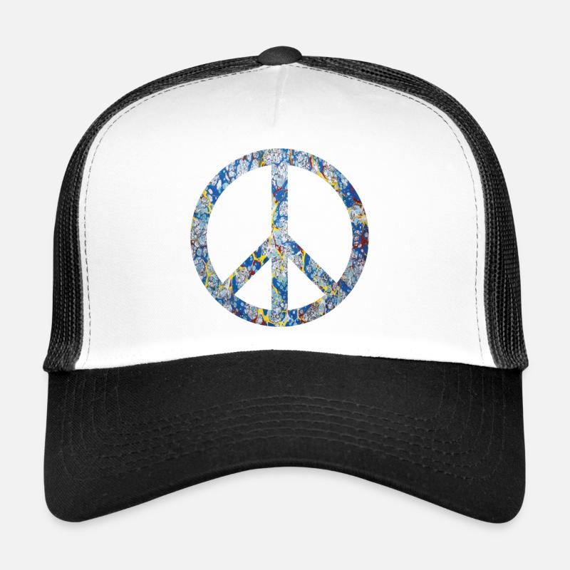peace symbol e 205 Trucker Cap
