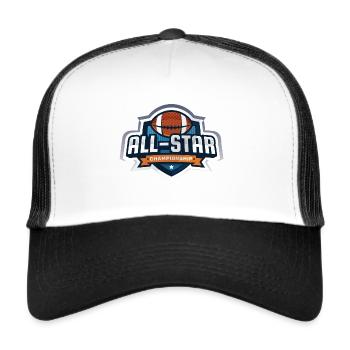 Ball Football Super Bowl Sports Violence - Trucker Cap - white/black - Front