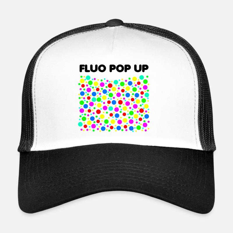 Fluo Pop Up Carp Carp Angler Carp Carpe Fish Trucker Cap
