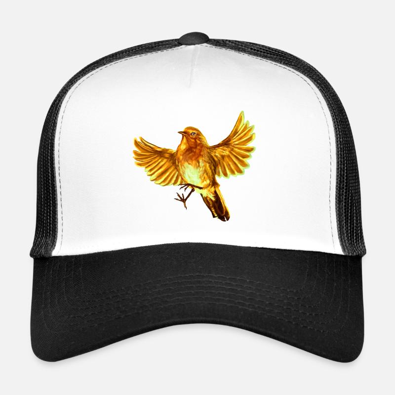oiseau jaune Casquette trucker 