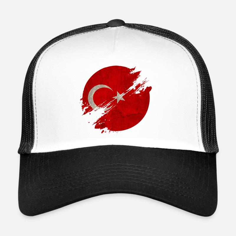 Cercle de Turquie / Drapeau Cadeau Drapeau National Casquette trucker 
