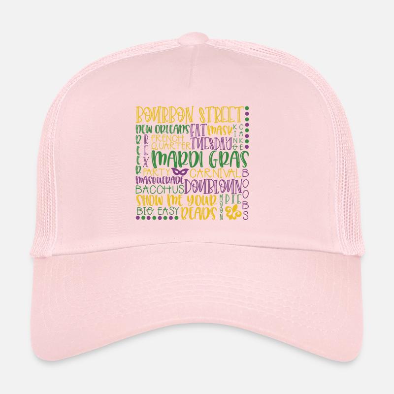 Costume d'art du métro Mardi Gras Casquette trucker 