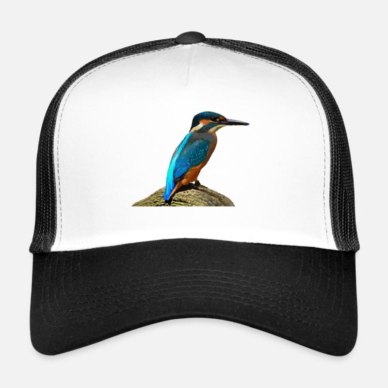 Kingfisher - Casquette trucker  - blanc/noir