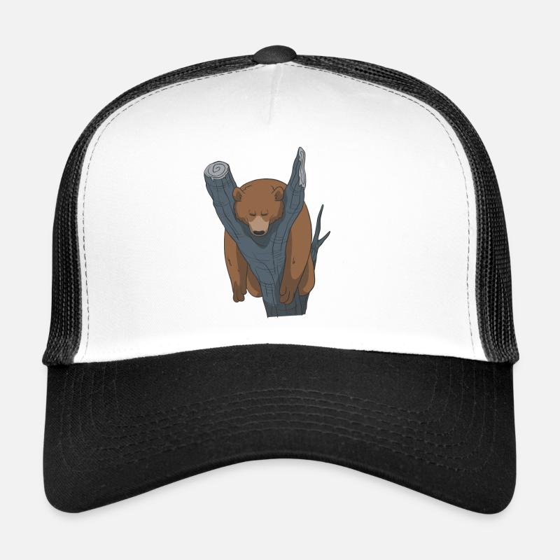 Schlafender Bär Geschenk Idee Trucker Cap