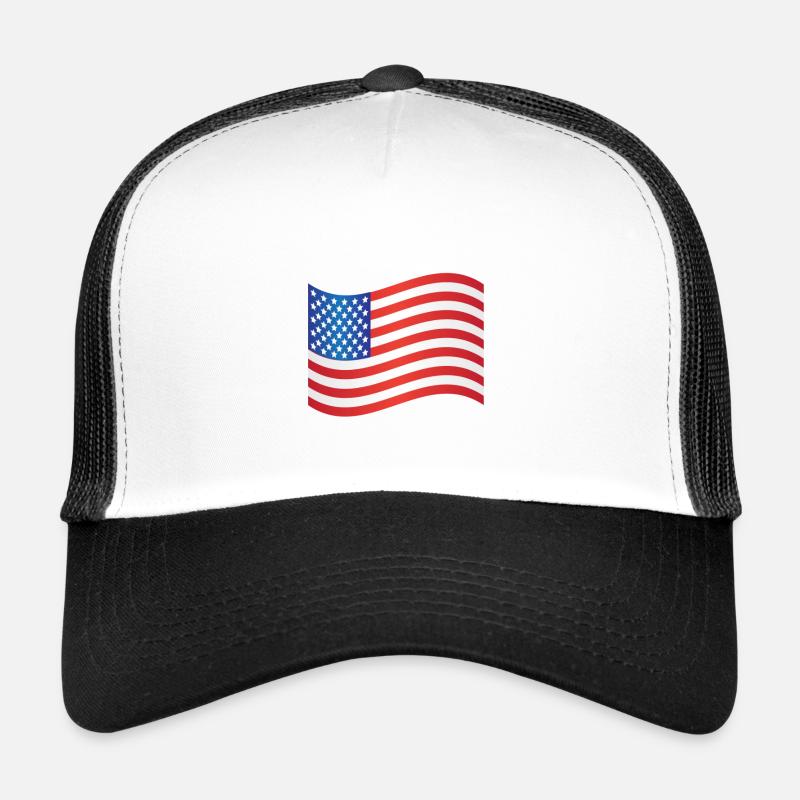 Drapeau américain Casquette trucker 