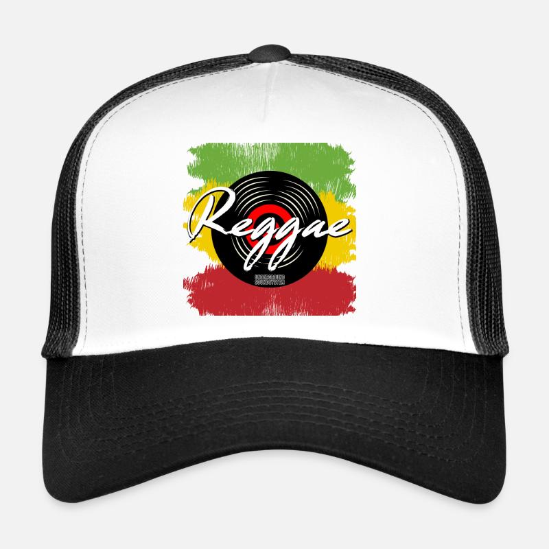 Reggae Schallplatte Vibes Trucker Cap