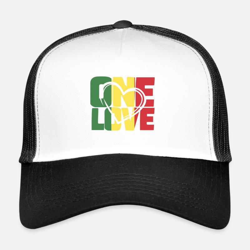 One Love Reggae Palette Casquette trucker 