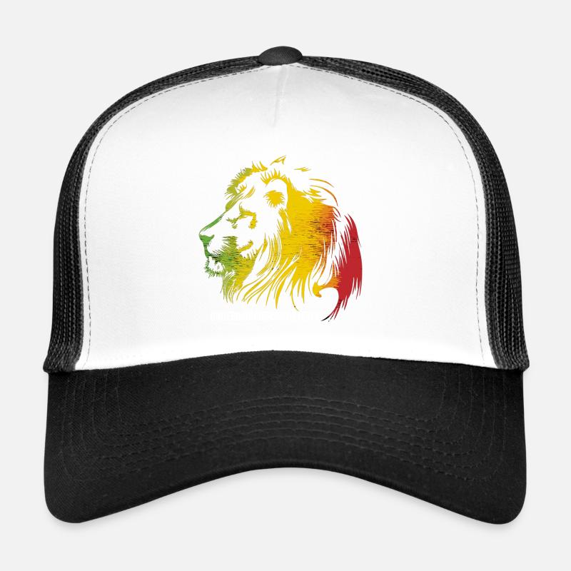 Lion en coupe rastafari Casquette trucker 