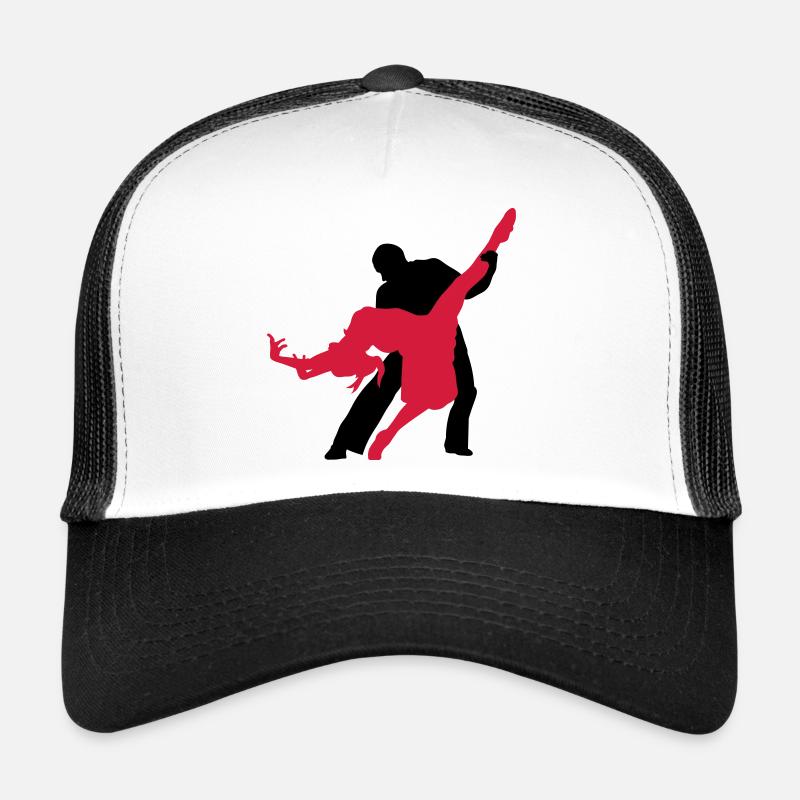 la danse de salon - Casquette trucker  - blanc/noir