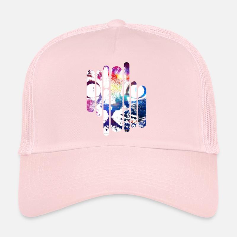 Crazy Space Cat (couleur) Casquette trucker 