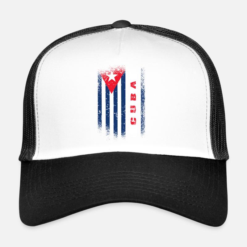 Cuba Drapeau / Cuba Cadeau Des Caraïbes La Havane Casquette trucker 