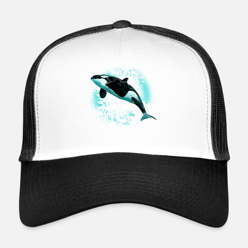 orca - Casquette trucker - blanc/noir
